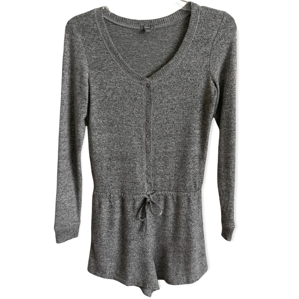 Aerie Long Sleeve Pajama Romper Sz XS